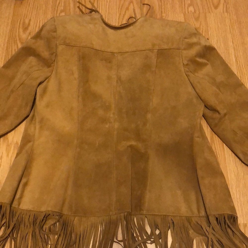 Leather Fringe Jacket - Picture 4 of 5